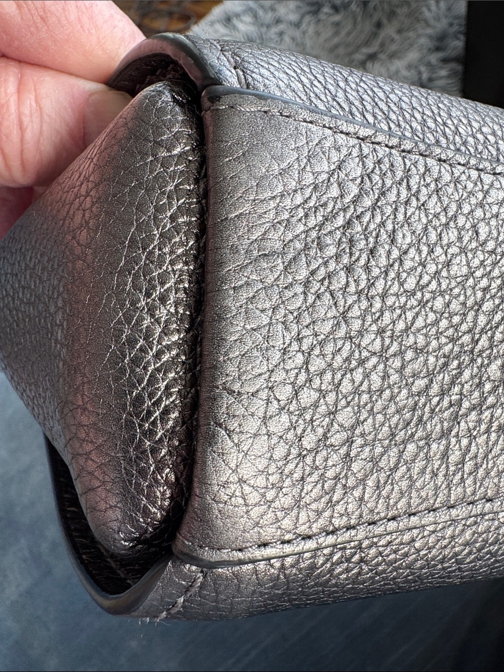 COACH Metallic Leather Dufflette Crossbody - No F1892-34187 - Picture 15 of 16